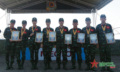 Đội tuyển Binh chủng Thông tin Liên lạc đạt thành tích cao tại Army Games 2022